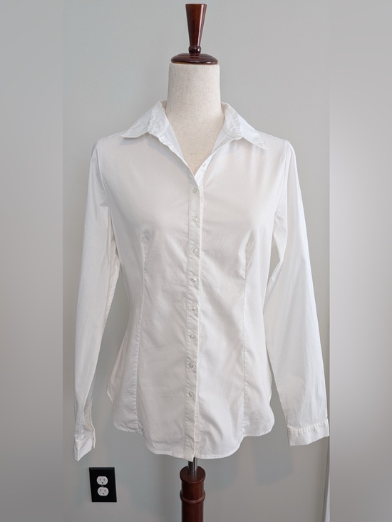 Anne Fontaine Tops - Anne Fontaine Women’s Netty Classic Long Sleeve Button Down Blouse White Size 42